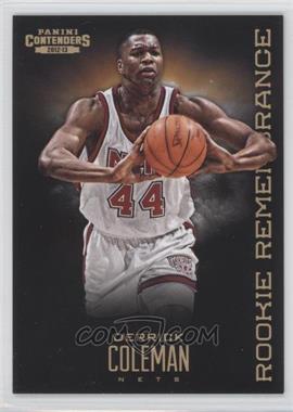 2012-13 Panini Contenders - Rookie Remembrance #20 - Derrick Coleman