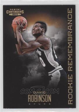 2012-13 Panini Contenders - Rookie Remembrance #21 - David Robinson