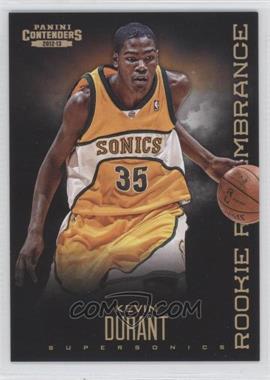 2012-13 Panini Contenders - Rookie Remembrance #4 - Kevin Durant