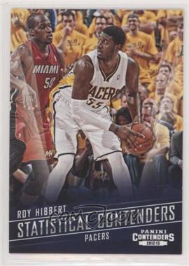 2012-13 Panini Contenders - Statistical Contenders #24 - Roy Hibbert