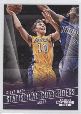2012-13 Panini Contenders - Statistical Contenders #7 - Steve Nash