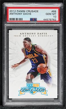 2012-13 Panini Crusade - [Base] #88 - Anthony Davis [PSA 10 GEM MT]