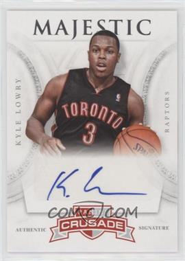 2012-13 Panini Crusade - Majestic Signatures #33 - Kyle Lowry