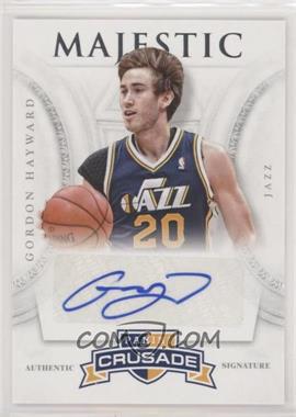 2012-13 Panini Crusade - Majestic Signatures #37 - Gordon Hayward