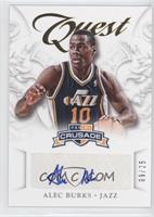 Alec Burks #/25