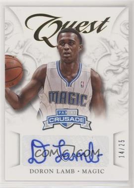 2012-13 Panini Crusade - Quest Autographs - Gold #41 - Doron Lamb /25