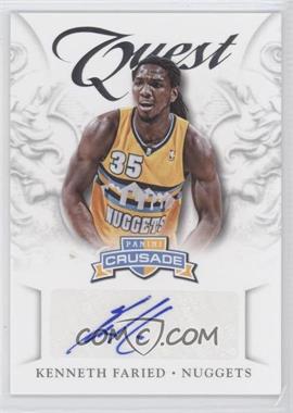 2012-13 Panini Crusade - Quest Autographs #29 - Kenneth Faried
