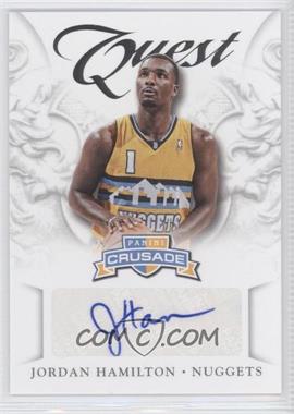 2012-13 Panini Crusade - Quest Autographs #69 - Jordan Hamilton