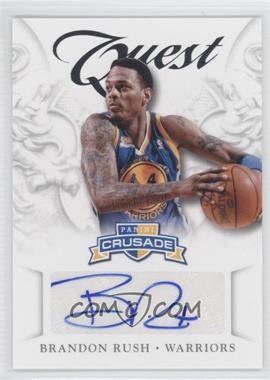 2012-13 Panini Crusade - Quest Autographs #90 - Brandon Rush