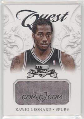 2012-13 Panini Crusade - Quest Memorabilia #80 - Kawhi Leonard