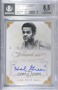 2012-13 Panini Flawless - Greats Autographs - Gold #26 - Hal Greer /10 [BGS 8.5 NM‑MT+]