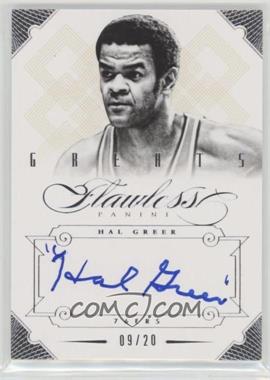 2012-13 Panini Flawless - Greats Autographs #26 - Hal Greer /20