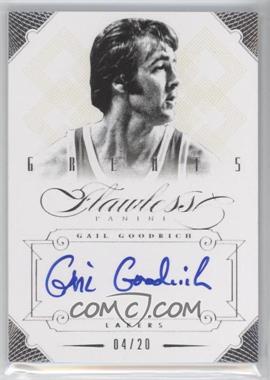 2012-13 Panini Flawless - Greats Autographs #7 - Gail Goodrich /20