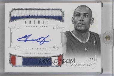 2012-13 Panini Flawless - Greats Patches Dual Autographs #10 - Grant Hill /20