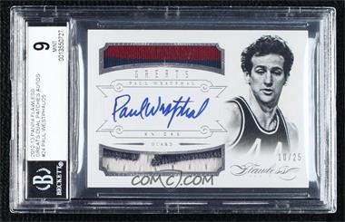 2012-13 Panini Flawless - Greats Patches Dual Autographs #24 - Paul Westphal /25 [BGS 9 MINT]