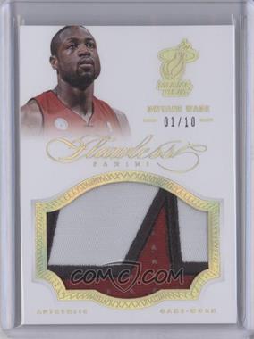 2012-13 Panini Flawless - Patches - Gold #36 - Dwyane Wade /10