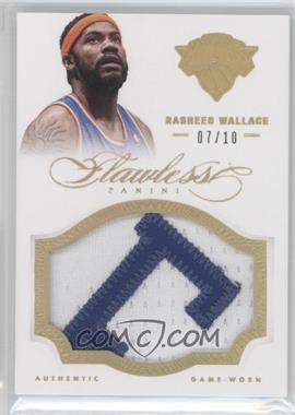 2012-13 Panini Flawless - Patches - Gold #69 - Rasheed Wallace /10