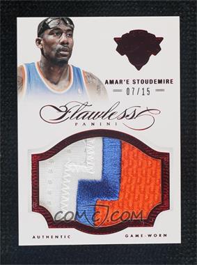 2012-13 Panini Flawless - Patches - Ruby #2 - Amar'e Stoudemire /15
