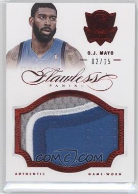 2012-13 Panini Flawless - Patches - Ruby #49 - O.J. Mayo /15