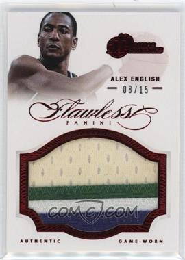 2012-13 Panini Flawless - Patches - Ruby #8 - Alex English /15