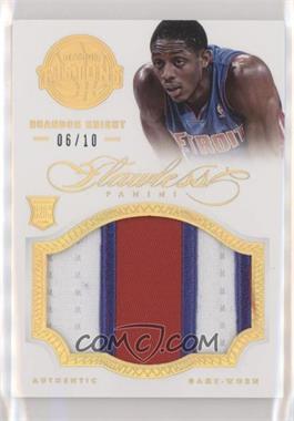2012-13 Panini Flawless - Rookie Patches - Gold #20 - Brandon Knight /10