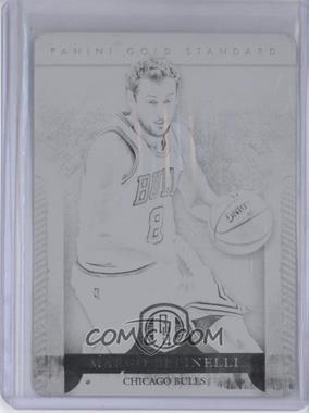 2012-13 Panini Gold Standard - [Base] - Printing Plate Black #164 - Marco Belinelli /1