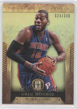 2012-13 Panini Gold Standard - [Base] #63 - Greg Monroe /349