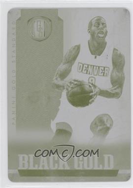 2012-13 Panini Gold Standard - Black Gold Threads - Printing Plate Yellow #80 - Andre Iguodala /1