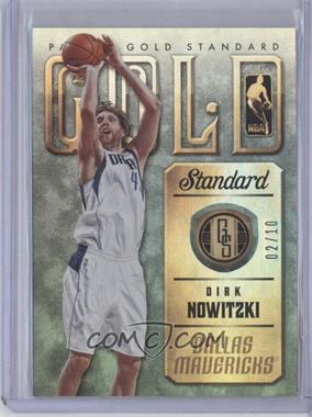 2012-13 Panini Gold Standard - Gold Standard - Platinum #38 - Dirk Nowitzki /10