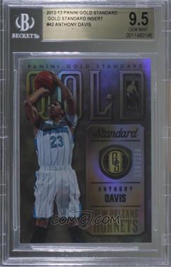 2012-13 Panini Gold Standard - Gold Standard #42 - Anthony Davis /199 [BGS 9.5 GEM MINT]