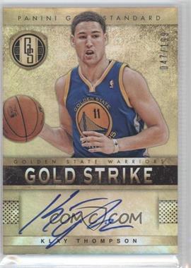 2012-13 Panini Gold Standard - Gold Strike Signatures #35 - Klay Thompson /199