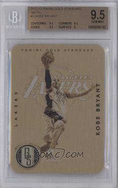 2012-13 Panini Gold Standard - Metal Gold #1 - Kobe Bryant [BGS 9.5 GEM MINT]