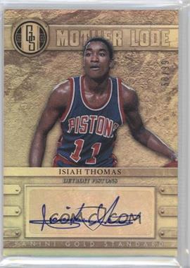 2012-13 Panini Gold Standard - Mother Lode #34 - Isiah Thomas /99