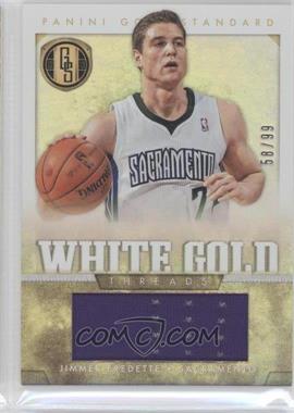 2012-13 Panini Gold Standard - White Gold Threads #18 - Jimmer Fredette /99