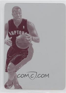 2012-13 Panini Immaculate Collection - Autograph Patch - Printing Plate Magenta #AP-LW - Kyle Lowry /1