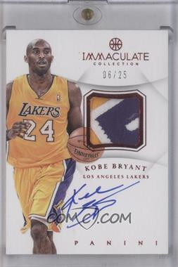 2012-13 Panini Immaculate Collection - Autograph Patch - Red #AP-KB - Kobe Bryant /25