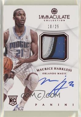 2012-13 Panini Immaculate Collection - Autograph Patch - Red #AP-MH - Maurice Harkless /25