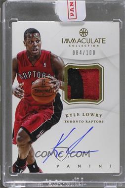 2012-13 Panini Immaculate Collection - Autograph Patch #AP-LW - Kyle Lowry /100 [Uncirculated]