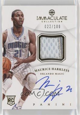 2012-13 Panini Immaculate Collection - Autograph Patch #AP-MH - Maurice Harkless /100