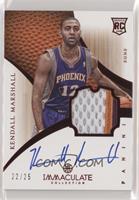 Rookie Patch Autograph - Kendall Marshall #/25