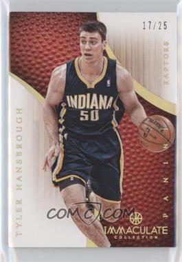 2012-13 Panini Immaculate Collection - [Base] - Gold #40 - Tyler Hansbrough /25