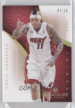 2012-13 Panini Immaculate Collection - [Base] - Gold #56 - Chris Andersen /25