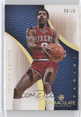 2012-13 Panini Immaculate Collection - [Base] - Gold #77 - Julius Erving /25