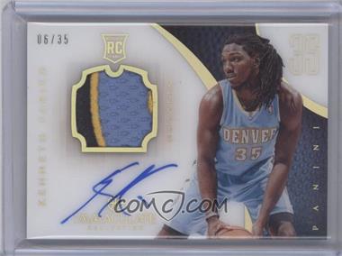 2012-13 Panini Immaculate Collection - [Base] - Jersey Number #119 - Rookie Patch Autograph - Kenneth Faried /35