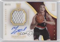 Rookie Patch Autograph - Meyers Leonard #/11