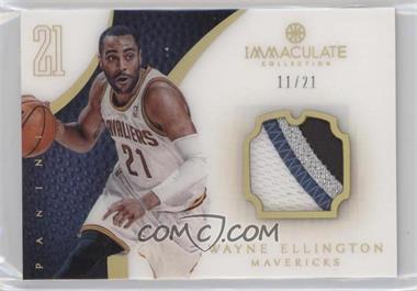 2012-13 Panini Immaculate Collection - [Base] - Jersey Number #19 - Wayne Ellington /21