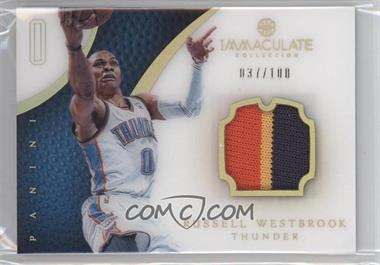 2012-13 Panini Immaculate Collection - [Base] - Jersey Number #71 - Russell Westbrook /100