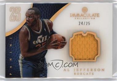 2012-13 Panini Immaculate Collection - [Base] - Jersey Number #95 - Al Jefferson /25
