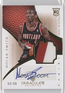 2012-13 Panini Immaculate Collection - [Base] #118 - Rookie Patch Autograph - Nolan Smith /99