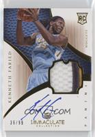 Rookie Patch Autograph - Kenneth Faried #/99